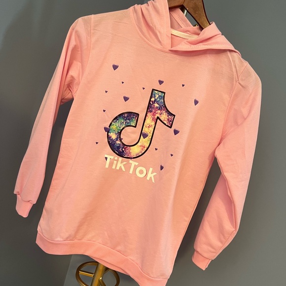 ⚡️Tik Tok Hooded Long Sleeve - Picture 2 of 3